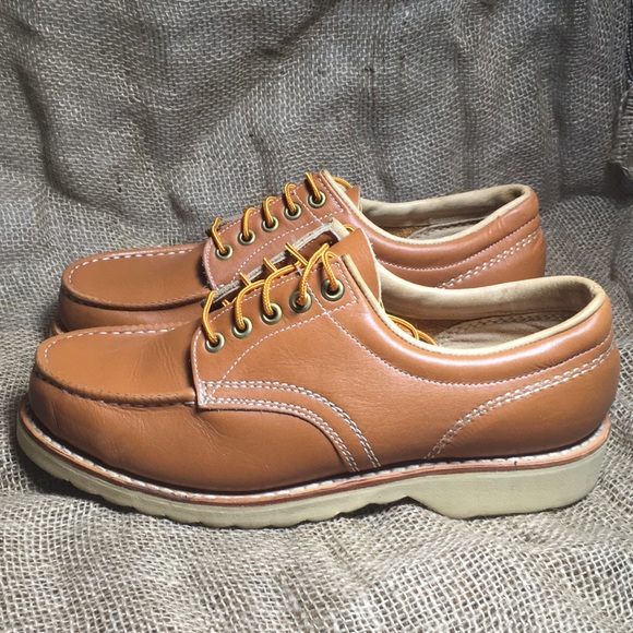 Sears | Shoes | Vintage Sears Leather Lace Up Shoe Mens Lug 